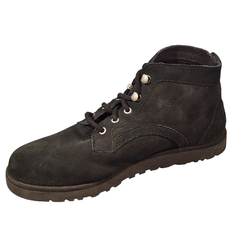 UGG Mens ReFelt Neumel Wool Chukka Boots Shoes Black Size 9.5
